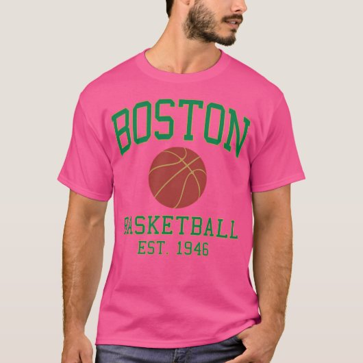 Boston Basketball T-shirt (Voorkant)