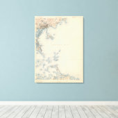 Boston Bay, Massachusetts Canvas Afdruk (Insitu (Houten vloer))
