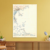 Boston Bay, Massachusetts Canvas Afdruk (Insitu (Woonkamer))