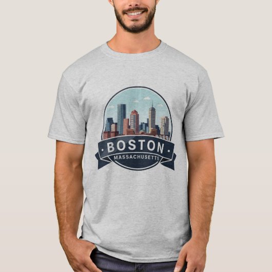 Boston Beacon Hill Travel T-shirt (Voorkant)