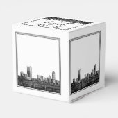 Boston Bestemming Bruiloft Favor Box Bedankdoosjes (Achterkant)