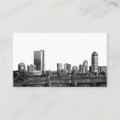 Boston Bestemming Trouwplaats Kaart Plaatskaartje (Achterkant)