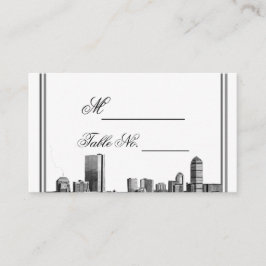 Boston Bestemming Trouwplaats Kaart Plaatskaartje