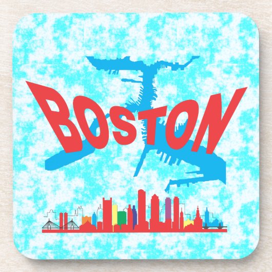 Boston Bier Onderzetter (Voorkant)