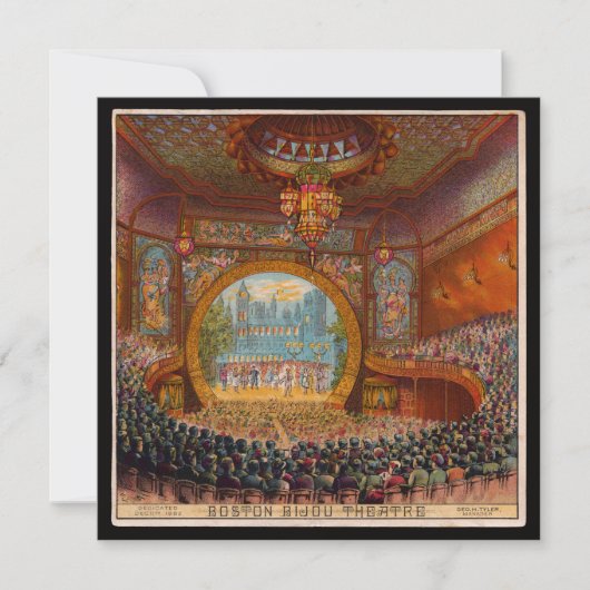 Boston Bijou Theater Uitnodiging (Voorkant)
