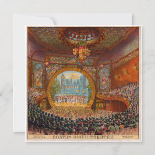 Boston Bijou Theater Uitnodiging