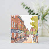 Boston Bike Ride | North End Waterverf MA Kaart (Staand voorkant)