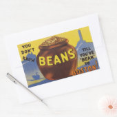 Boston Bked Beans Rechthoekige Sticker (Envelop)