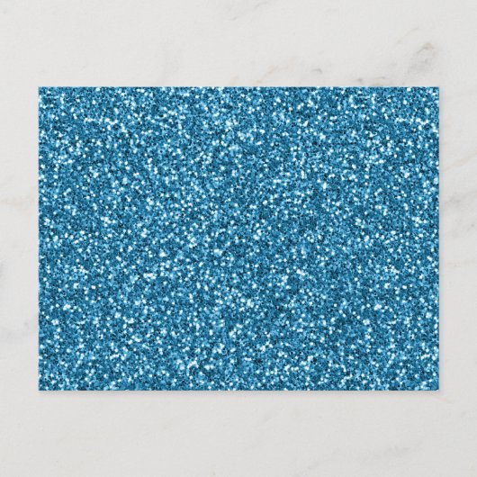 Boston Blauwe Glitters Briefkaart (Voorkant)