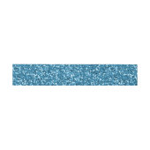 Boston Blauwe Glitters Uitnodigingen Wikkel (Vlak)