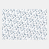  Boston Blue Gift Wrap Set Inpakpapier Vel (Voorkant 3)