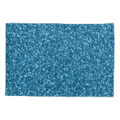 Boston Blue Glitter Kussensloop (Achterkant-Links)