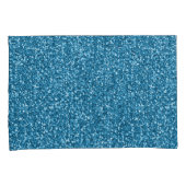 Boston Blue Glitter Kussensloop (Voorkant-Rechts)