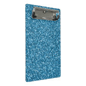 Boston Blue Glitter Mini Klembord (Schuin)