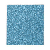 Boston Blue Glitter Notitieblok (Voorkant)