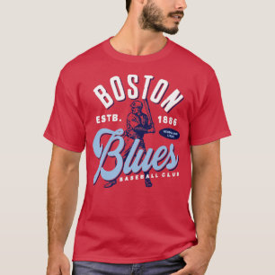 Boston Blues Honkbal T-shirt