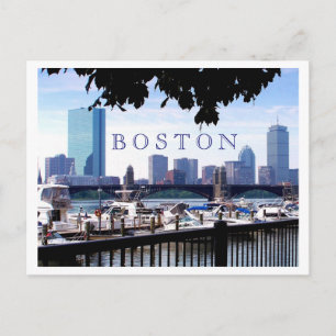 Boston - Boats, Boughs and Bridges Briefkaart