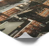 Boston, Boston, Massachusetts City Skyline met kaa Poster (Hoek)