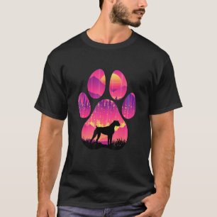 Boston Boxer Poot Moeder Vader Hond Vrouwen Mannen T-shirt