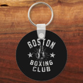 Boston Boxing Club -  gestresste bokser Sleutelhanger (Voorkant)