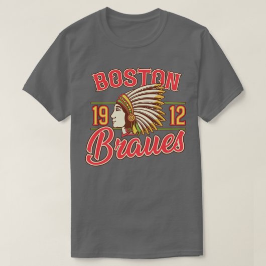 Boston Braves 1912 TShirt (Design voorkant)