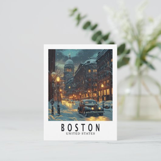  Boston Briefkaart (Staand voorkant)