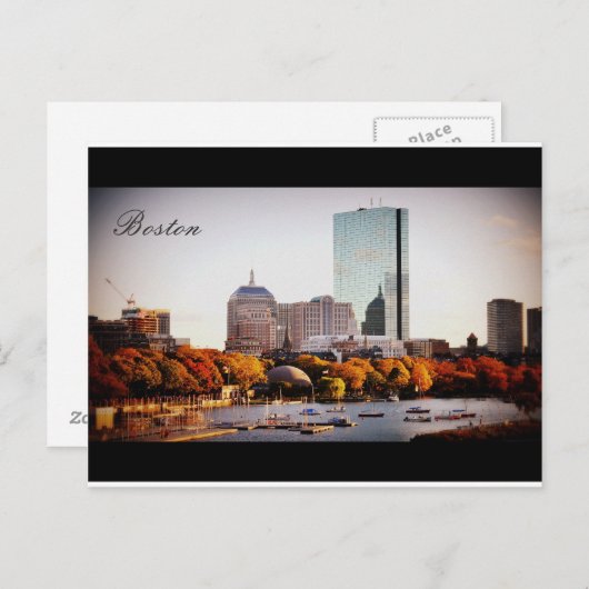 Boston Briefkaart (Voorkant / Achterkant)