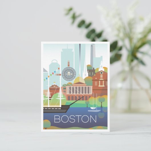 Boston Briefkaart (Staand voorkant)
