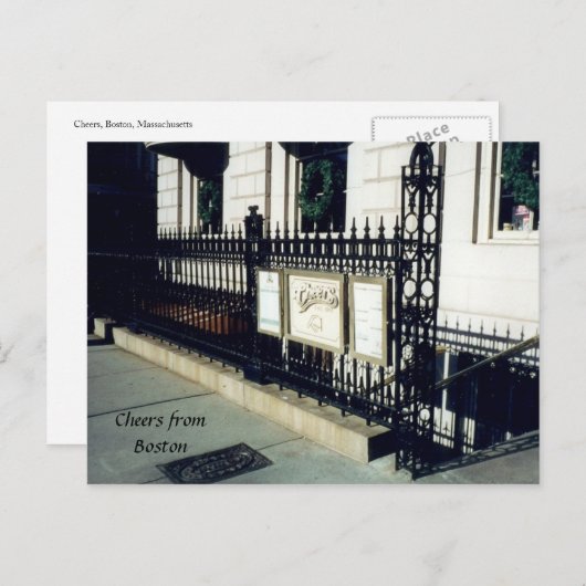 boston briefkaart (Voorkant / Achterkant)