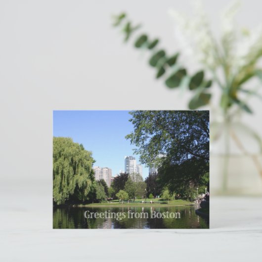 boston briefkaart (Staand voorkant)