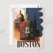 Boston Briefkaart (Voorkant / Achterkant)