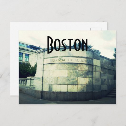 Boston Briefkaart (Voorkant / Achterkant)