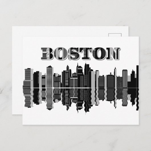 Boston Briefkaart (Voorkant / Achterkant)
