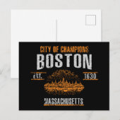 Boston Briefkaart (Voorkant / Achterkant)