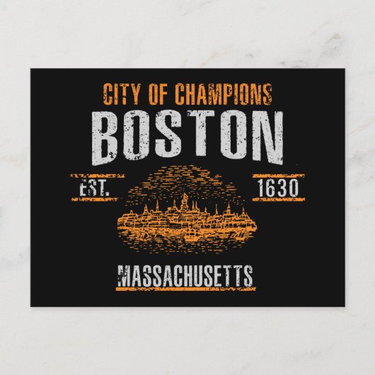 Boston Briefkaart (Voorkant)