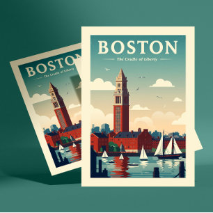 Boston Briefkaart