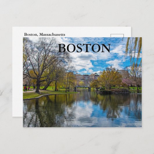Boston Briefkaart (Voorkant / Achterkant)