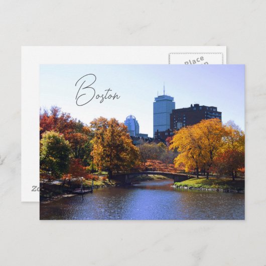 Boston Briefkaart (Voorkant / Achterkant)
