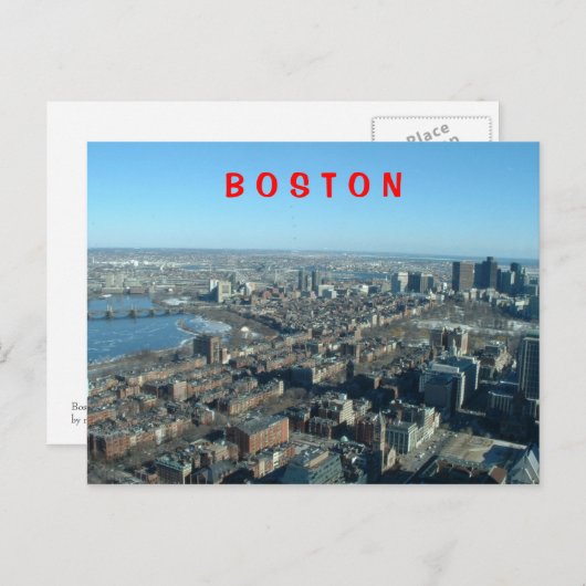 Boston Briefkaart (Voorkant / Achterkant)