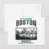 Boston Briefkaart (Voorkant / Achterkant)