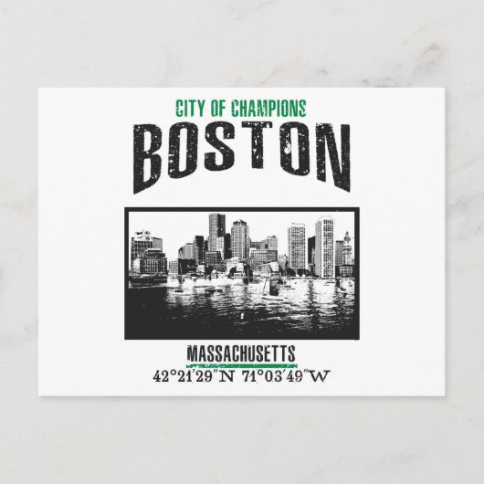 Boston Briefkaart (Voorkant)
