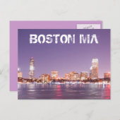BOSTON BRIEFKAART (Voorkant / Achterkant)