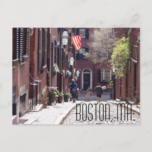 Boston Briefkaart, fotograaf Brad Hines Briefkaart (Voorkant)