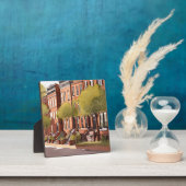 Boston Brownstones | Beacon Street Waterverf Art Fotoplaat (Insitu)