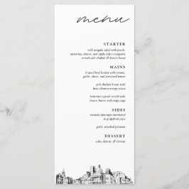 Boston bruiloft receptie diner menu