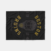 Boston Bruins Hockey Mask White Officially License Fleece Deken (Voorkant (Horizontaal))