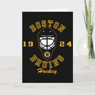 Boston Bruins Hockey Mask Zwart Officieel Gelicent Kaart
