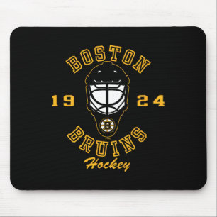 Boston Bruins Hockeymask Zwart Officieel Gelicenti Muismat