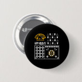 Boston Bruins lelijke kersttrui Ronde Button 5,7 Cm (Voorkant /achterkant)
