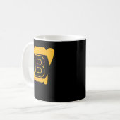 Boston Bruins Teeth Classic T Shirt Koffiemok (Voorkant links)